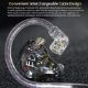 Εικόνα της Earphones KZ EDX Lite Dynamic Driver IEM 1.2m Transparent Grey