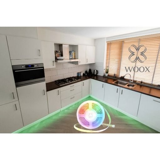 Εικόνα της Smart LED Strip Woox R5149 Wi-Fi & Bluetooth 3000-6500K + RGB IP64 5m 24W