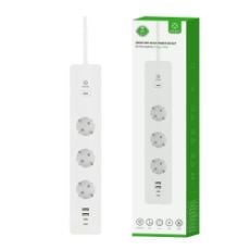 Εικόνα της Smart Πολύπριζo Woox R6132 Wi-Fi & Bluetooth 3680W White