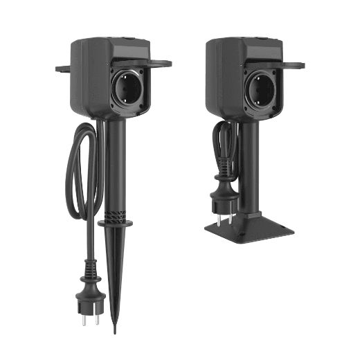 Εικόνα της Outdoor Smart Socket Woox R6079 Two-Way WiFi IP44 3680W Black