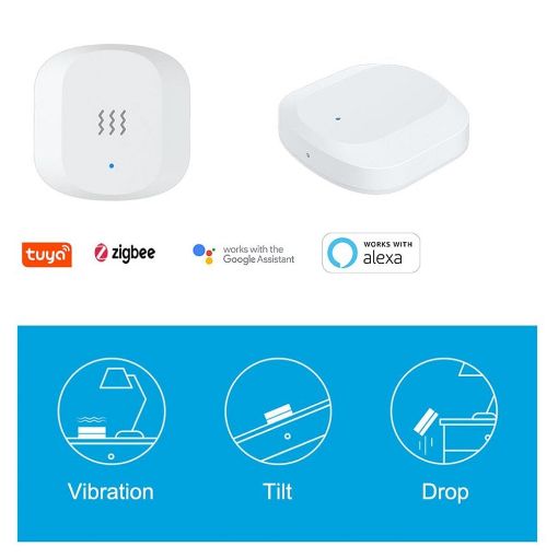 Εικόνα της Smart Vibration Sensor Woox R7081 ZigBee White