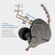 Εικόνα της Earphones KZ ZSN Pro Hybrid Dual-Driver IEM No Mic 1.2m Blue