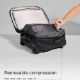 Εικόνα της Σακίδιο Πλάτης Ταξιδιού Airback Flex 2in1 με Vacuum Compression 32lt Μαύρο Ματ ABFLEXMB