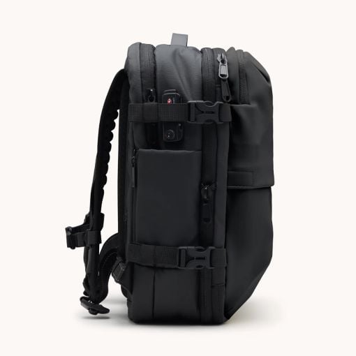 Εικόνα της Σακίδιο Πλάτης Ταξιδιού Airback GO με Vacuum Compression 32lt Μαύρο Ματ ABGOMB