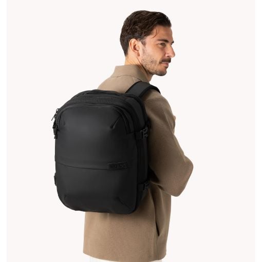 Εικόνα της Σακίδιο Πλάτης Ταξιδιού Airback GO με Vacuum Compression 32lt Μαύρο Ματ ABGOMB