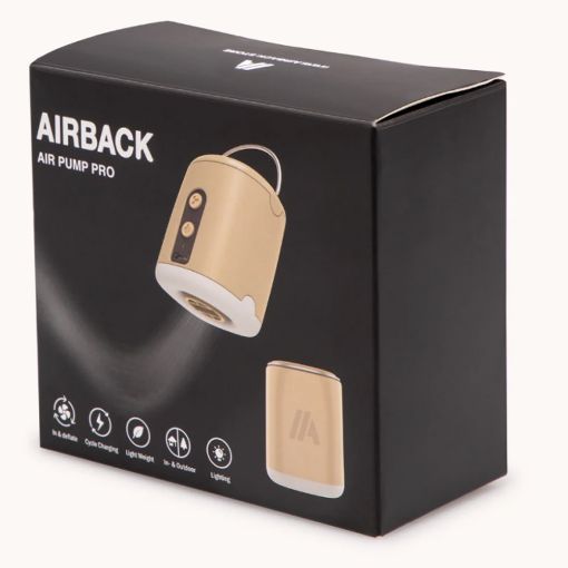 Εικόνα της Φορητή Τρόμπα Airback Air Pump Pro με USB-C Μπεζ ABAPPROB
