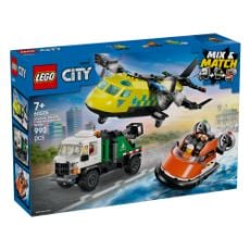 Εικόνα της LEGO City: Airplane, Service Truck & Hovercraft Remix 60505