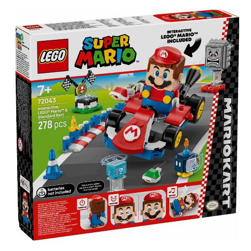 Εικόνα της LEGO Super Mario: Kart - Interactive Lego Mario & Standard Kart 72043