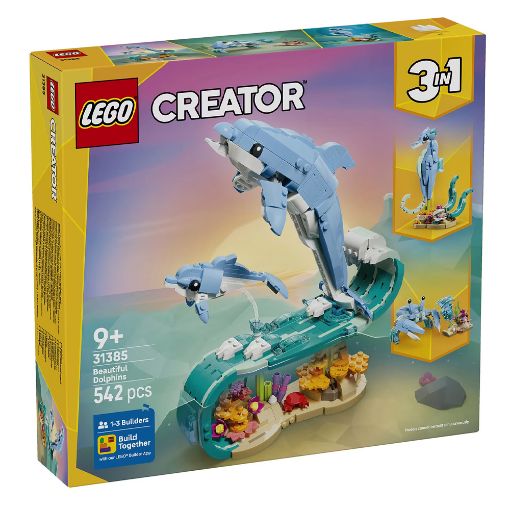 Εικόνα της LEGO Creator: 3 in 1 Sea Animals: Beautiful Dolphins 31385