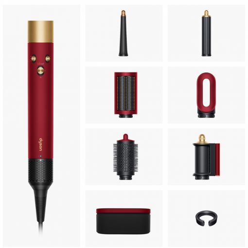Εικόνα της Ηλεκτρική Βούρτσα Dyson Airwrap i.d. HS08 Straight & Wavy Red Velvet/Gold 596926-01