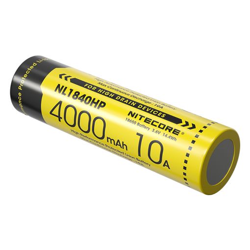 Εικόνα της Επαναφορτιζόμενη Μπαταρία Nitecore 18650 Li-ion 4000mAh 3.6V NL1840HP