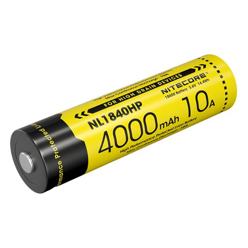 Εικόνα της Επαναφορτιζόμενη Μπαταρία Nitecore 18650 Li-ion 4000mAh 3.6V NL1840HP