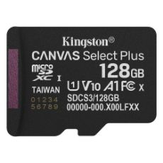 Εικόνα της Κάρτα Μνήμης MicroSDXC Kingston Canvas Select Plus 128GB Class 10 UHS-I U1 SDCS3/128GBSP