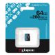 Εικόνα της Κάρτα Μνήμης MicroSDXC Kingston Canvas Go! Plus 64GB Class 10 UHS-I U3 SDCG4/64GBSP