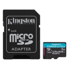 Εικόνα της Κάρτα Μνήμης MicroSDXC Kingston Canvas Go! Plus 1TB Class 10 UHS-I U3 + SD Adapter SDCG4/1TB