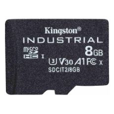 Εικόνα της Κάρτα Μνήμης MicroSDHC Kingston Industrial 8GB Class 10 UHS-I U3 SDCIT2/8GBSP