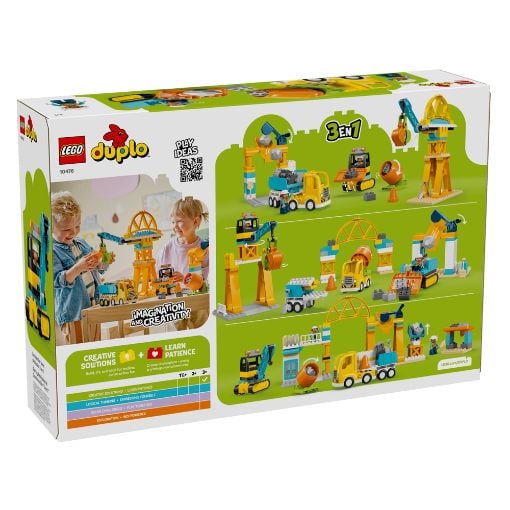 Εικόνα της LEGO Duplo: 3 in 1 Construction Site and Vehicles 10476