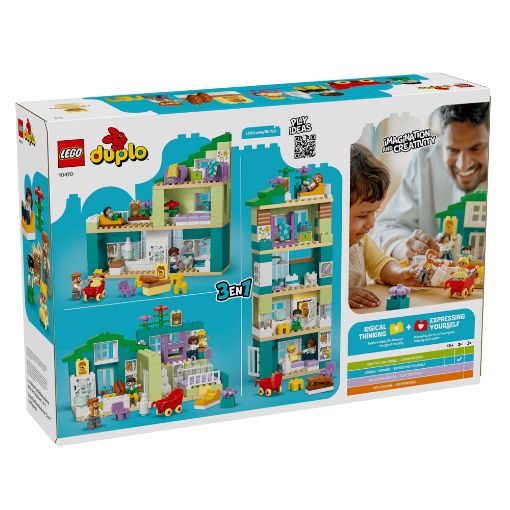 Εικόνα της LEGO Duplo: 3 in 1 Modern Family House with Figures 10470