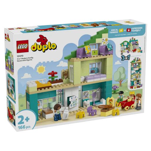 Εικόνα της LEGO Duplo: 3 in 1 Modern Family House with Figures 10470
