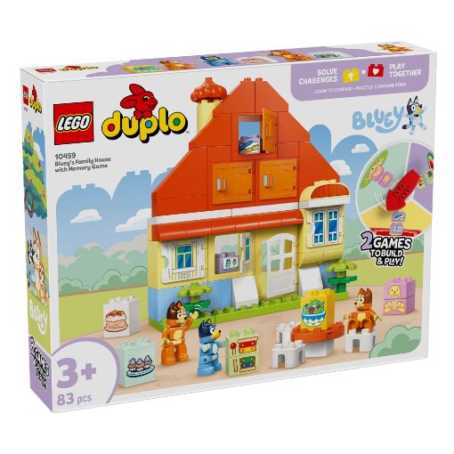 Εικόνα της LEGO Bluey: Bluey's Family House with Memory Game 10459