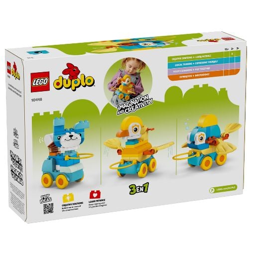 Εικόνα της LEGO Duplo: 3 in 1 Animals on Wheels 10448
