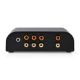 Εικόνα της Audio Switch Nedis 4 Ports Analogue Grey