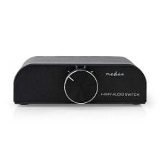 Εικόνα της Audio Switch Nedis 4 Ports Analogue Grey