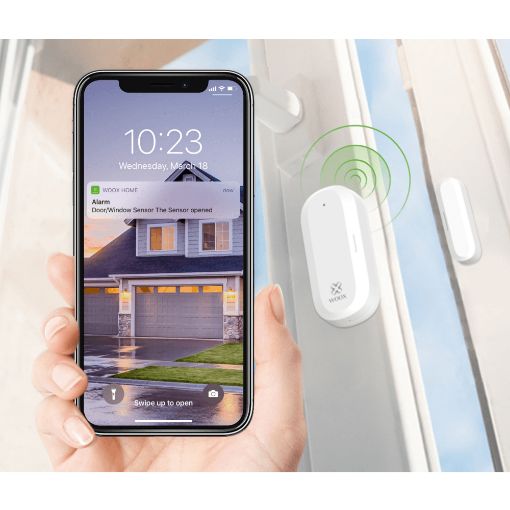 Εικόνα της Smart Door & Window Sensor Woox R7047 Zigbee White