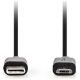 Εικόνα της Καλώδιο Nedis USB-C to Micro-USB 60W 1m Black CCGL60750BK10