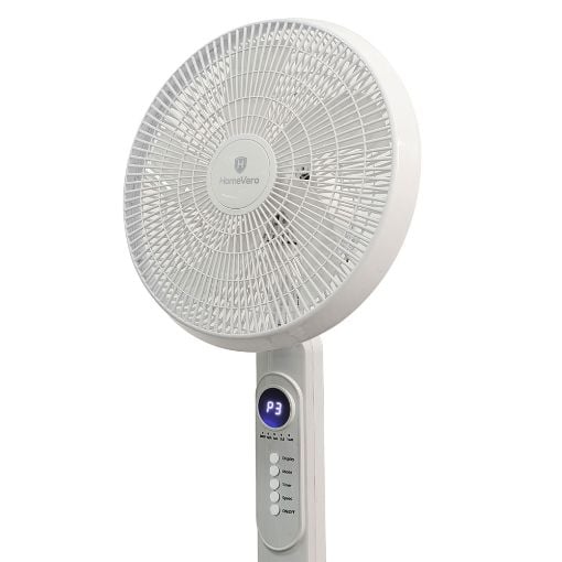 Εικόνα της Ανεμιστήρας HomeVero Round Base Stand Fan με Τηλεχειριστήριο 45W 40cm HV-SF45RC