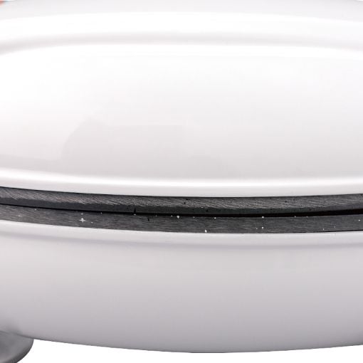 Εικόνα της Βαφλιέρα Lexical 1200W White LWM-2403