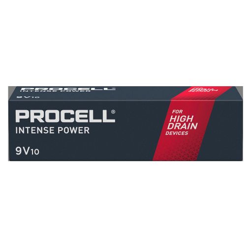 Εικόνα της Αλκαλικές Μπαταρίες 9V Duracell Procell Intense Power 10τμχ 19149