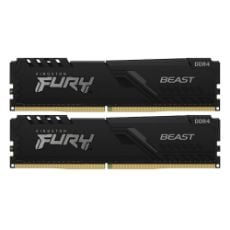 Εικόνα της Ram Kingston Fury Beast 64GB (2x32GB) DDR4-3600MHz CL18 Black KF436C18BBK2/64