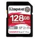 Εικόνα της Κάρτα Μνήμης SDXC Kingston Canvas React Plus 128GB Class 10 UHS-II U3 SDR2V6/128GB