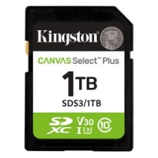 Εικόνα της Κάρτα Μνήμης SDXC Kingston Canvas Select Plus 1TB Class 10 UHS-I U3 SDS3/1TB