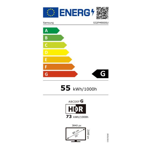 Εικόνα της Οθόνη Samsung M9 M90SF 32" QD-OLED 4K Utra HD Smart Monitor 165Hz HDR LS32FM900SUXEN