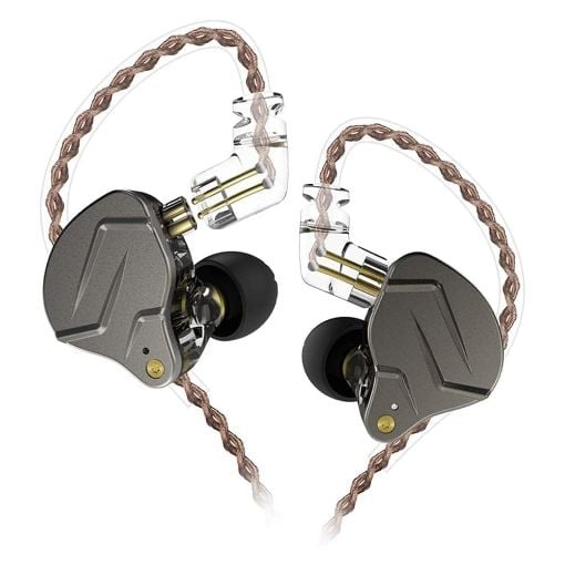 Εικόνα της Earphones KZ ZSN Pro Hybrid Dual-Driver IEM No Mic 1.2m Grey