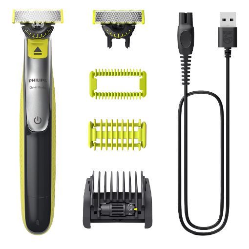 Εικόνα της Ξυριστική Μηχανή Philips OneBlade Pro 360 Επαναφορτιζόμενη Lime/Grey QP2834/23