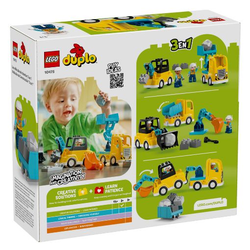 Εικόνα της LEGO Duplo: 3 in 1 Construction Vehicles 10475