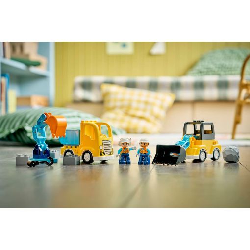 Εικόνα της LEGO Duplo: 3 in 1 Construction Vehicles 10475