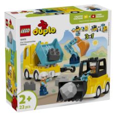 Εικόνα της LEGO Duplo: 3 in 1 Construction Vehicles 10475