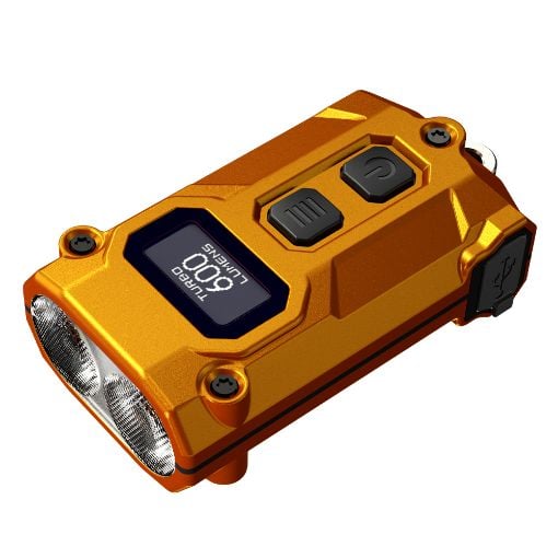 Εικόνα της Φακός Μπρελόκ Nitecore Tini3 Επαναφορτιζόμενος με Καλώδιο USB-C 600lm IP54 Orange