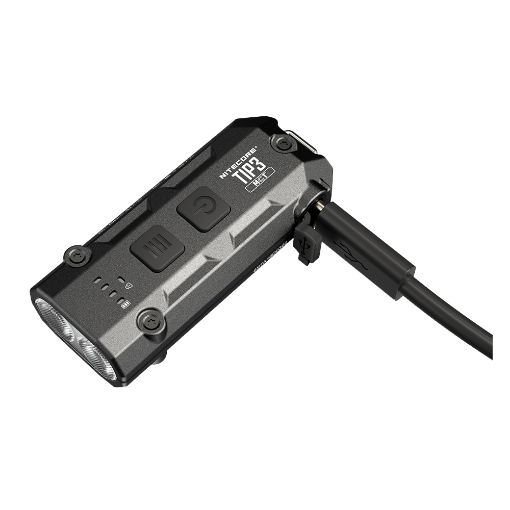 Εικόνα της Φακός Μπρελόκ Nitecore Tip3 Επαναφορτιζόμενος με Καλώδιο USB-C 720lm IP54 Black