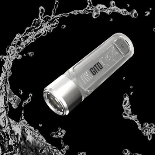 Εικόνα της Φακός Μπρελόκ Nitecore Tiki Gitd UV Επαναφορτιζόμενος Glow in the Dark 300lm IP66 Blue