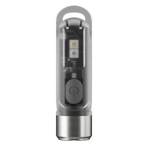 Εικόνα της Φακός Μπρελόκ Nitecore Tiki Gitd UV Επαναφορτιζόμενος Glow in the Dark 300lm IP66 Silver