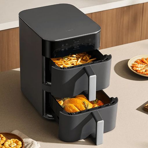 Εικόνα της Xiaomi Smart Double Stack Air Fryer 12Lt 2800W Black BHR0883EU