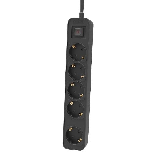 Εικόνα της Πολύπριζο Philips 5 Θέσεων 1.5m Black CHP2154B/GRS