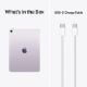 Εικόνα της Apple iPad Air 11" 5G 256GB (M4) Purple MH7G4TY/A