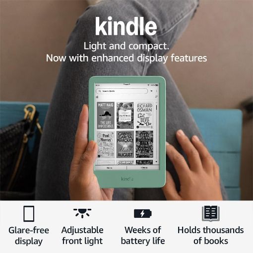 Εικόνα της Amazon Kindle 2024 Gen 11 (With Ads) 16GB 6" Green B0CP31VPZ1