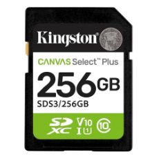 Εικόνα της Κάρτα Μνήμης SDXC Kingston Canvas Select Plus 256GB Class 10 UHS-I U1 SDS3/256GB